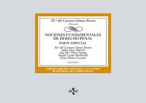 NOCIONES FUNDAMENTALES DE DERECHO PENAL.PARTE ESPECIAL-1(3ª EDICION 2018) | 9788430974610 | GÓMEZ RIVERO,Mª DEL CARMEN/NIETO MARTÍN, ADÁN/PÉREZ CEPEDA,ANA ISABEL/CORTÉS BECHIARELLI,EMILIO/N | Llibreria Geli - Llibreria Online de Girona - Comprar llibres en català i castellà