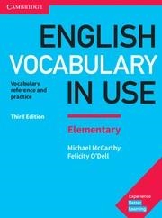 ENGLISH VOCABULARY IN USE(ELEMENTARY BOOK WITH ANSWERS.THIRD EDITION 2017) | 9781316631539 | MCCARTHY,MICHAEL/O'DELL, FELICITY | Llibreria Geli - Llibreria Online de Girona - Comprar llibres en català i castellà
