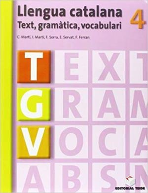 LLENGUA CATALANA.TEXT,GRAMÀTICA I VOCABULARI(QUART D'ESO) | 9788430749737 | MARTÍ TORRES,CARME/MARTÍ FARRÉ, IGNASI/FERRAN MOLTÓ, FRANCESC DE PAULA/SERVAT BALLESTER, ESPERANÇA/ | Llibreria Geli - Llibreria Online de Girona - Comprar llibres en català i castellà