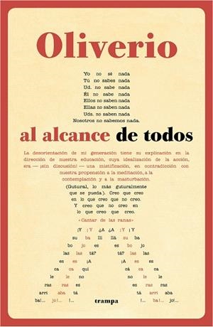 OLIVERIO AL ALCANCE DE TODOS | 9788494914003 | GIRONDO,OLIVERIO | Libreria Geli - Librería Online de Girona - Comprar libros en catalán y castellano