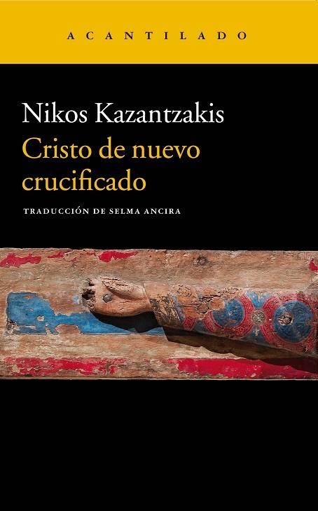 CRISTO DE NUEVO CRUCIFICADO | 9788417346324 | KAZANTZAKIS,NIKOS | Libreria Geli - Librería Online de Girona - Comprar libros en catalán y castellano