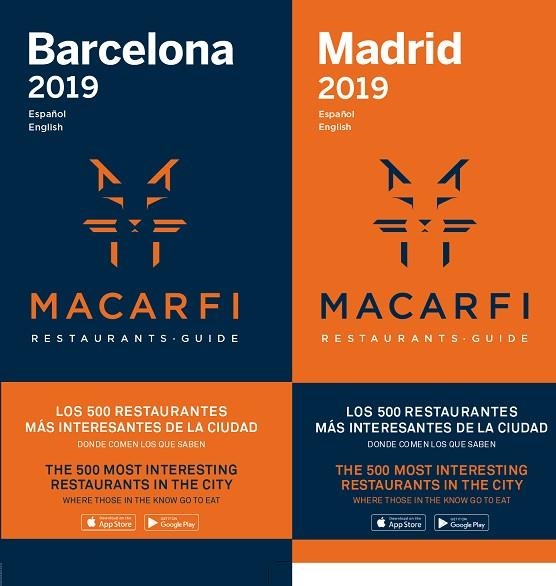 MACARFI.RESTAURANTS GUIDE MADRID 2019 | 9788409044580 | Libreria Geli - Librería Online de Girona - Comprar libros en catalán y castellano