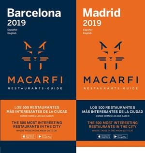 MACARFI.RESTAURANTS GUIDE MADRID 2019 | 9788409044580 | Libreria Geli - Librería Online de Girona - Comprar libros en catalán y castellano