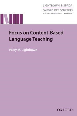 FOCUS ON CONTENT BASED LANGUAGE TEACHING | 9780194000826 | LIGHTBOWN, PATSY M. | Libreria Geli - Librería Online de Girona - Comprar libros en catalán y castellano