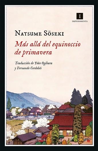 MÁS ALLÁ DEL EQUINOCCIO DE PRIMAVERA | 9788417115920 | SOSEKI,NATSUME | Libreria Geli - Librería Online de Girona - Comprar libros en catalán y castellano