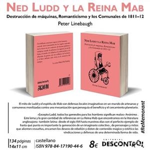 NED LUDD Y LA REINA MAB.DESTRUCCIÓN DE MÁQUINAS.ROMANTICISMO Y LOS COMUNALES DE 1811-12 | 9788417190446 | LINEBAUGH,PETER | Llibreria Geli - Llibreria Online de Girona - Comprar llibres en català i castellà