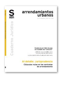 CLÁUSULAS NULAS EN LOS CONTRATOS DE ARRENDAMIENTO | 9788417009182 | EDITORIAL SEPIN | Libreria Geli - Librería Online de Girona - Comprar libros en catalán y castellano