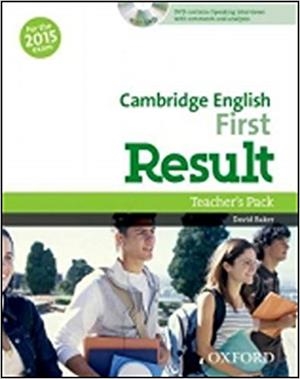 CAMBRIDGE ENGLISH FIRST RESULT(TEACHER'S BOOK & DVD PACK.EDITION 2015) | 9780194511872 | BAKER, DAVID | Llibreria Geli - Llibreria Online de Girona - Comprar llibres en català i castellà