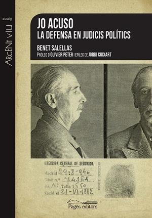 JO ACUSO.LA DEFENSA EN JUDICIS POLÍTICS | 9788413030432 | SALELLAS VILAR, BENET | Llibreria Geli - Llibreria Online de Girona - Comprar llibres en català i castellà
