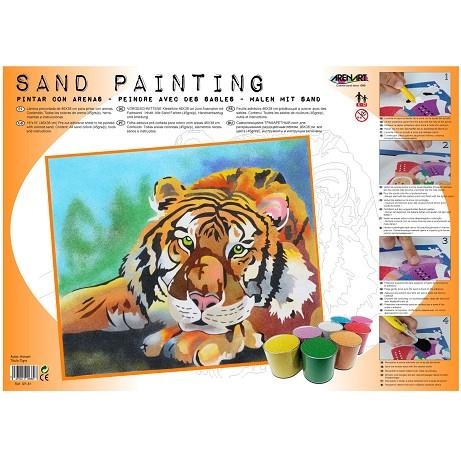 SAND PAINTING TIGRE | 8437004926807 |   | Llibreria Geli - Llibreria Online de Girona - Comprar llibres en català i castellà