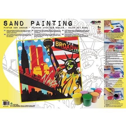 SAND PAINTING NEW YORK POP ART | 8437004931122 |   | Llibreria Geli - Llibreria Online de Girona - Comprar llibres en català i castellà