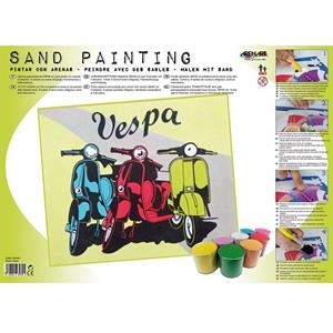 SAND PAINTING VESPAS | 8437004930705 |   | Libreria Geli - Librería Online de Girona - Comprar libros en catalán y castellano