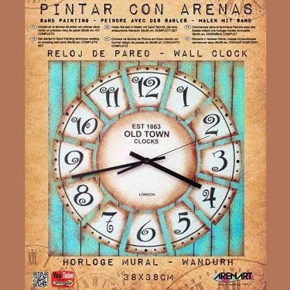 SAND PAINTING RELOJ EST 1863 OLD TOWN(38 X 38) | 8437004930743 |   | Llibreria Geli - Llibreria Online de Girona - Comprar llibres en català i castellà