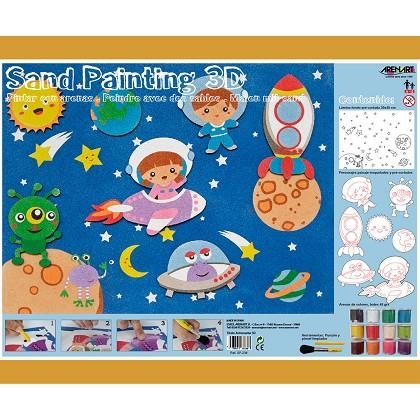 SAND PAINTING ESPACIO(PINTA Y JUEGA CON ARENAS.TRIDIMENSIONAL) | 8437004931368 |   | Llibreria Geli - Llibreria Online de Girona - Comprar llibres en català i castellà
