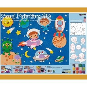 SAND PAINTING ESPACIO(PINTA Y JUEGA CON ARENAS.TRIDIMENSIONAL) | 8437004931368 |   | Libreria Geli - Librería Online de Girona - Comprar libros en catalán y castellano