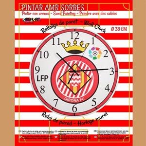 SAND PAINTING RELOJ ESCUDO GIRONA(38 X 38) | 8437004931429 |   | Libreria Geli - Librería Online de Girona - Comprar libros en catalán y castellano