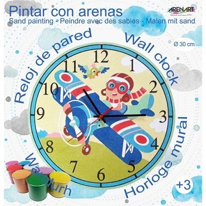 SAND PAINTING RELOJ AVIONETA(30 CM.) | 8437004931016 |   | Llibreria Geli - Llibreria Online de Girona - Comprar llibres en català i castellà