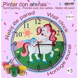 SAND PAINTING RELOJ UNICORNO(30 CM.) | 8437004931009 |   | Llibreria Geli - Llibreria Online de Girona - Comprar llibres en català i castellà