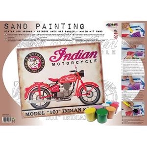 SAND PAINTING INDIAN MOTORCYCLE | 8437004930729 |   | Llibreria Geli - Llibreria Online de Girona - Comprar llibres en català i castellà