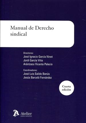 MANUAL DE DERECHO SINDICAL(4ª EDICION 2017) | 9788416652587 | VICENTE PALACIO,ARÁNTZAZU | Llibreria Geli - Llibreria Online de Girona - Comprar llibres en català i castellà