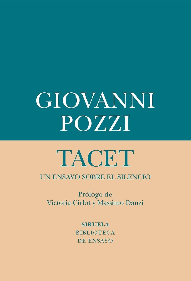 TACET:UN ENSAYO SOBRE EL SILENCIO | 9788417624149 | POZZI,GIOVANNI | Llibreria Geli - Llibreria Online de Girona - Comprar llibres en català i castellà