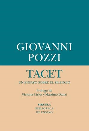 TACET:UN ENSAYO SOBRE EL SILENCIO | 9788417624149 | POZZI,GIOVANNI | Llibreria Geli - Llibreria Online de Girona - Comprar llibres en català i castellà