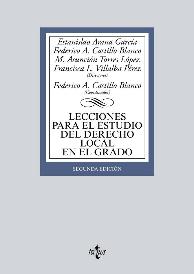 LECCIONES PARA EL ESTUDIO DEL DERECHO LOCAL EN EL GRADO(2ª EDICION 2019) | 9788430976027 | A.A.D.D. | Libreria Geli - Librería Online de Girona - Comprar libros en catalán y castellano