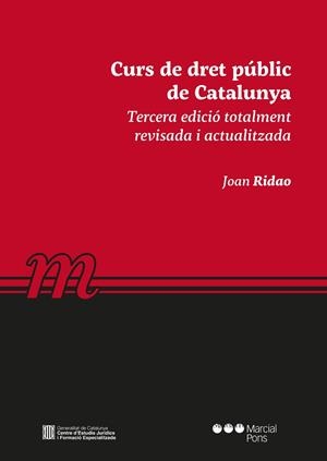CURS DE DRET PÚBLIC DE CATALUNYA(3ª EDICIO 2018) | 9788491235255 | RIDAO,JOAN | Llibreria Geli - Llibreria Online de Girona - Comprar llibres en català i castellà