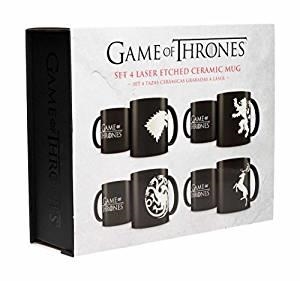 GAME OF THRONES (4)TAZAS.EMBLEMAS CASAS GRABADO LASER CERAMICA | 8436546892779 | Libreria Geli - Librería Online de Girona - Comprar libros en catalán y castellano