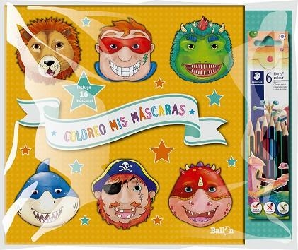 COLOREO MIS MÁSCARAS(NARANJA/LÁPICES) | 9789403210063 | BALLON | Libreria Geli - Librería Online de Girona - Comprar libros en catalán y castellano