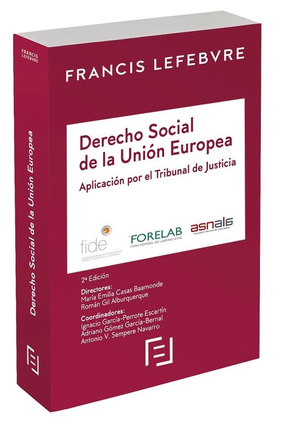 DERECHO SOCIAL DE LA UNION EUROPEA(2ª EDICION 2019) | 9788417794156 | Libreria Geli - Librería Online de Girona - Comprar libros en catalán y castellano
