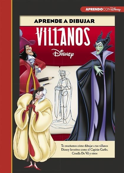 APRENDE A DIBUJAR VILLANOS DISNEY(CREA, JUEGA Y APRENDE CON DISNEY) | 9788417630249 | Llibreria Geli - Llibreria Online de Girona - Comprar llibres en català i castellà