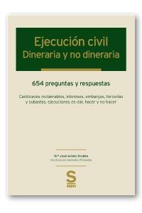 EJECUCIÓN CIVIL.DINERARIA Y NO DINERARIA | 9788417414481 | ACHÓN BRUÑÉN, MARÍA JOSÉ | Libreria Geli - Librería Online de Girona - Comprar libros en catalán y castellano