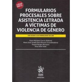 FORMULARIOS PROCESALES SOBRE ASISTENCIA LETRADA A VÍCTIMAS DE VIOLENCIA DE GÉNERO | 9788413132686 | MARTÍNEZ GARCÍA, ELENA | Libreria Geli - Librería Online de Girona - Comprar libros en catalán y castellano