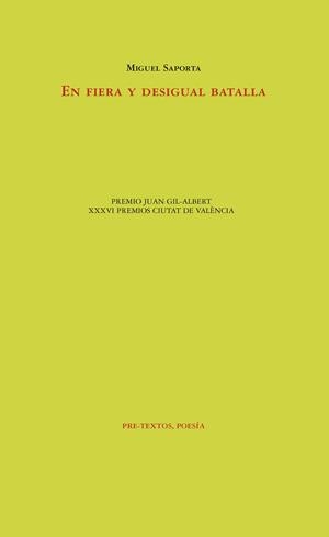 EN FIERA Y DESIGUAL BATALLA | 9788417830069 | SAPORTA,MIGUEL | Llibreria Geli - Llibreria Online de Girona - Comprar llibres en català i castellà