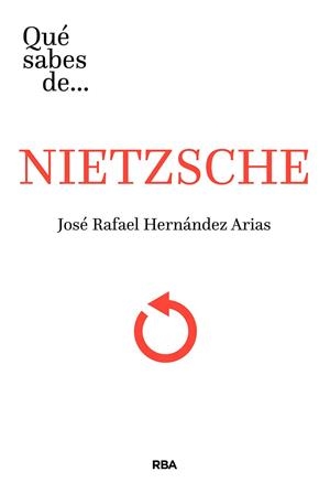 QUÉ SABES DE NIETZSCHE? | 9788491872689 | HERNÁNDEZ ARIAS,JOSE RAFAEL | Llibreria Geli - Llibreria Online de Girona - Comprar llibres en català i castellà