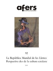 AFERS-92.LA REPÚBLICA MUNDIAL DE LES LLETRES.PERSPECTIVA DES DE LA CULTURA CATALANA | 9788416260706 | MARTÍ MONTERDE,ANTONI | Libreria Geli - Librería Online de Girona - Comprar libros en catalán y castellano