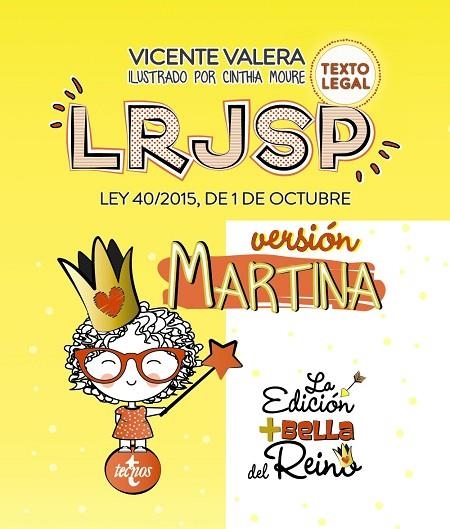 LRJSP VERSIÓN MARTINA | 9788430976461 | VALERA,VICENTE | Llibreria Geli - Llibreria Online de Girona - Comprar llibres en català i castellà