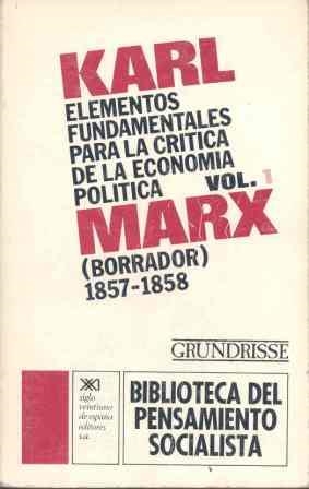 ELEMENTOS FUNDAMENTALES PARA LA CRÍTICA DE LA ECONOMÍA POLÍTICA-1 | 9788432300165 | MARX,KARL | Llibreria Geli - Llibreria Online de Girona - Comprar llibres en català i castellà