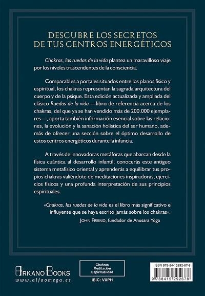 CHAKRAS,LAS RUEDAS DE LA VIDA | 9788415292678 | JUDITH,ANODEA | Libreria Geli - Librería Online de Girona - Comprar libros en catalán y castellano
