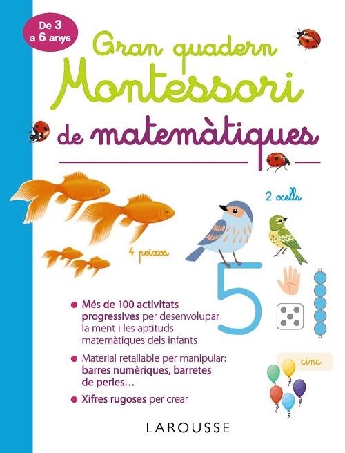 GRAN QUADERN MONTESSORI DE MATEMÀTIQUES | 9788417720292 | Libreria Geli - Librería Online de Girona - Comprar libros en catalán y castellano