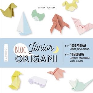 ORIGAMI BLOC JÚNIOR | 9788417720124 | BOURSIN,DIDIER | Libreria Geli - Librería Online de Girona - Comprar libros en catalán y castellano