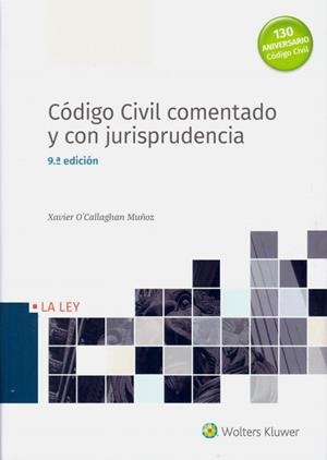 CÓDIGO CIVIL COMENTADO CON JURISPRUDENCIA(9ª EDICION 2019) | 9788490208441 | Libreria Geli - Librería Online de Girona - Comprar libros en catalán y castellano