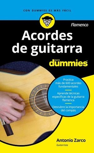 ACORDES DE GUITARRA FLAMENCO PARA DUMMIES | 9788432905391 | ZARCO ABELLÁN,ANTONIO | Llibreria Geli - Llibreria Online de Girona - Comprar llibres en català i castellà
