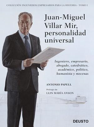 JUAN-MIGUEL VILLAR MIR,PERSONALIDAD UNIVERSAL | 9788423430420 | PAPELL,ANTONIO | Llibreria Geli - Llibreria Online de Girona - Comprar llibres en català i castellà