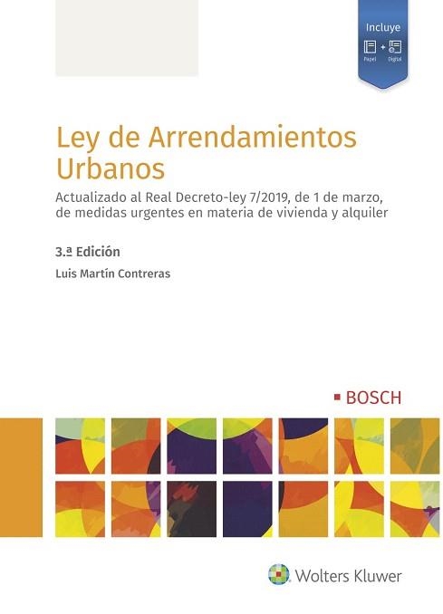 LEY DE ARRENDAMIENTOS URBANOS  | 9788490903766 | MARTÍN CONTRERAS,LUIS | Libreria Geli - Librería Online de Girona - Comprar libros en catalán y castellano
