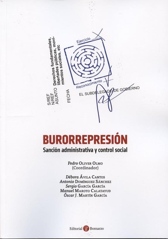 BUROREPRESION.SANCION ADMINISTRATIVA Y CONTROL SOCIAL | 9788415000983 | OLMO OLIVER,P | Libreria Geli - Librería Online de Girona - Comprar libros en catalán y castellano