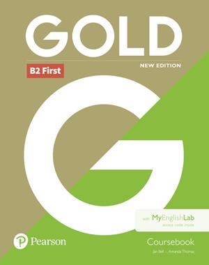 GOLD FIRST NEW EDITION COURSEBOOK AND MYENGLISHLAB PACK | 9781292217765 | BELL,JAN/THOMAS,AMANDA | Libreria Geli - Librería Online de Girona - Comprar libros en catalán y castellano