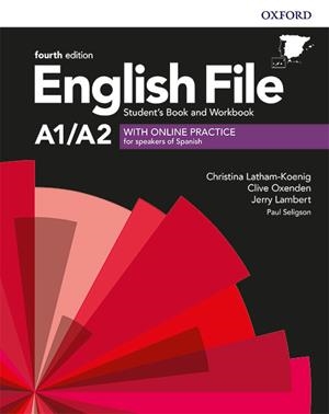 ENGLISH FILE ELEMENTARY A1/A2(STUDENT'S BOOK AND WORKBOOK WITH KEY PACK.4TH EDITION 2019) | 9780194058001 | LATHAM-KOENIG,CHRISTINA/OXENDEN,CLIVE | Libreria Geli - Librería Online de Girona - Comprar libros en catalán y castellano