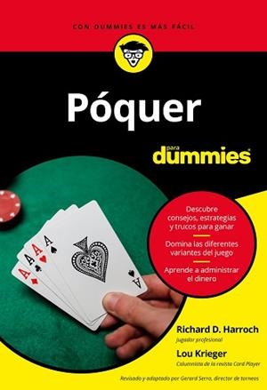 PÓQUER PARA DUMMIES | 9788432905551 | HARROCH,RICHARD D./KRIEGER,LOU | Llibreria Geli - Llibreria Online de Girona - Comprar llibres en català i castellà